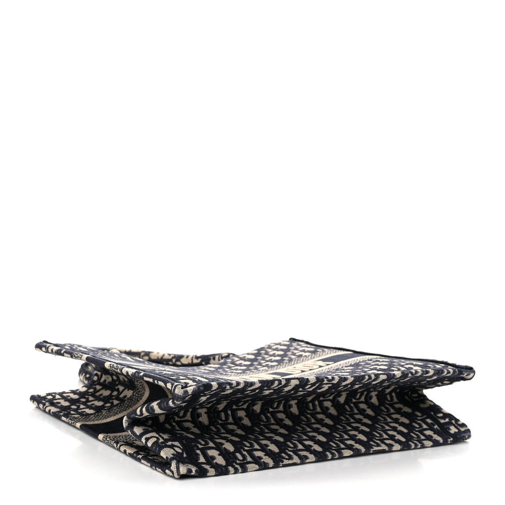 Oblique Medium Book Tote Blue Multicolor