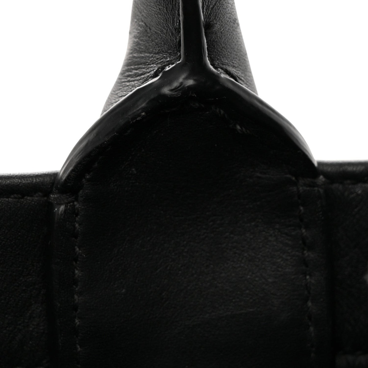 Calfskin Embossed Medium Book Tote Black