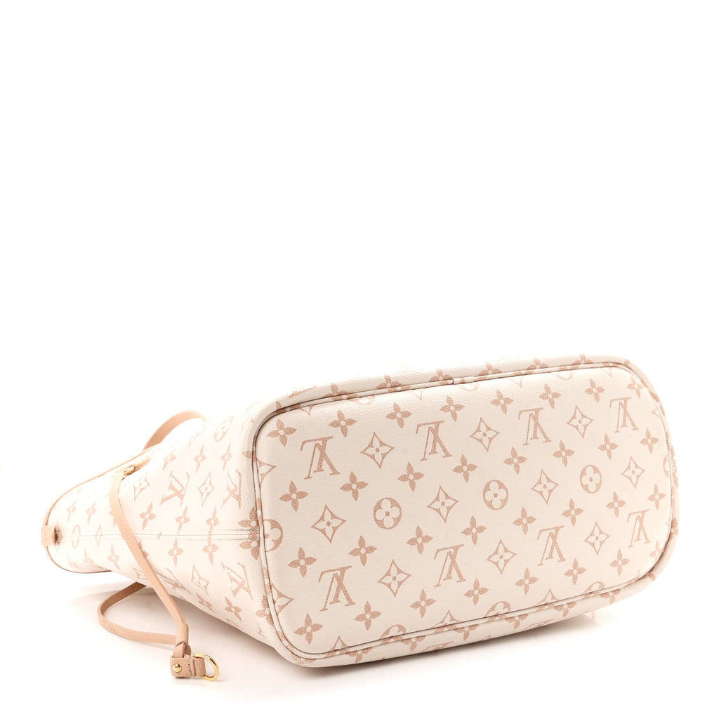 Monogram Inside Out Reversible Neverfull MM Dune Hazelnut