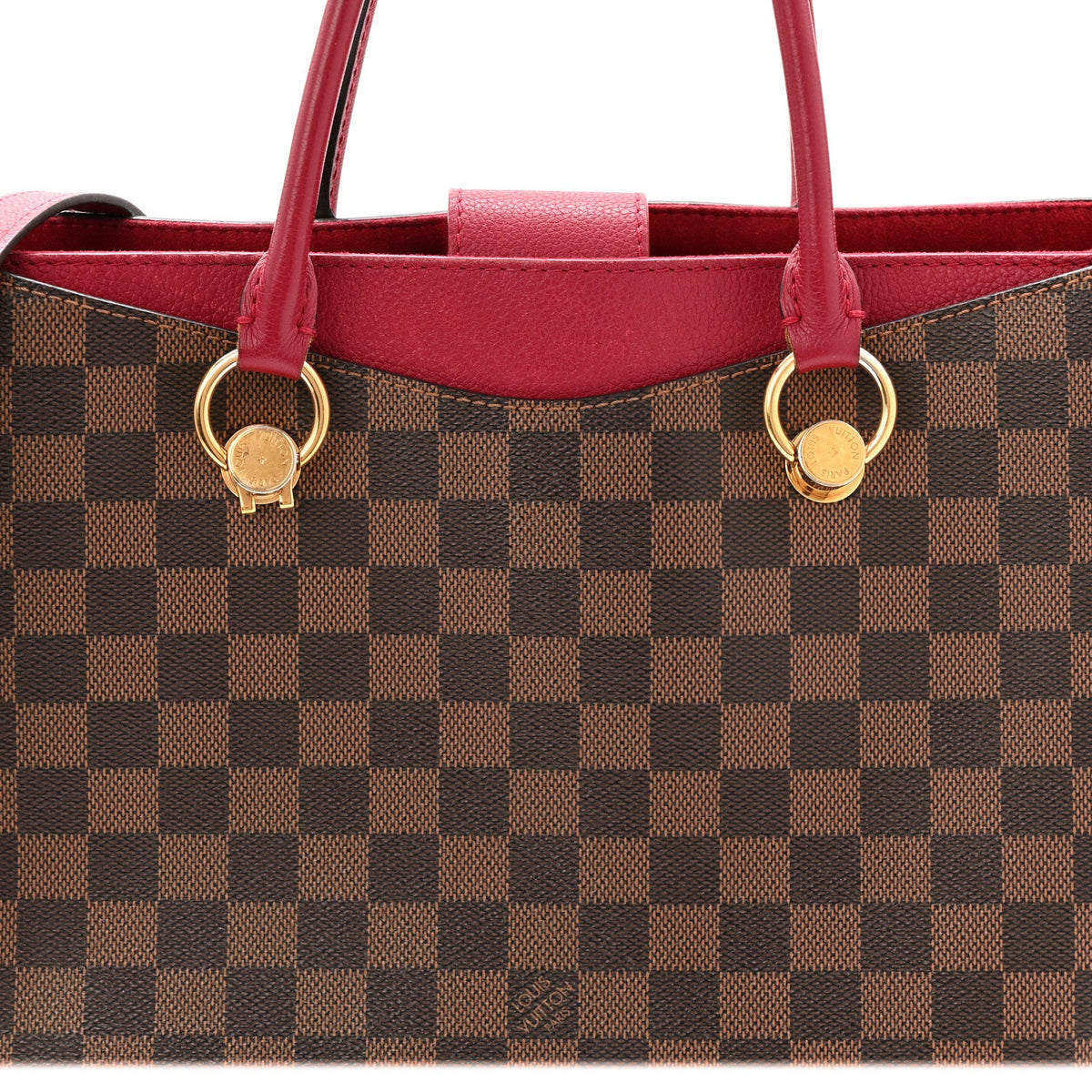 Damier Ebene LV Riverside Lie De Vin