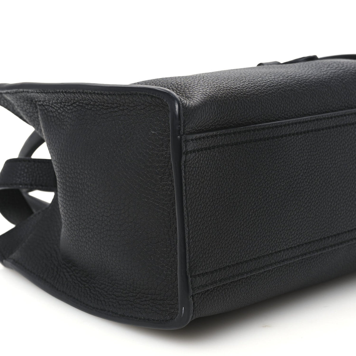 Soft Calfskin Small Jackie Top Handle Bag Black