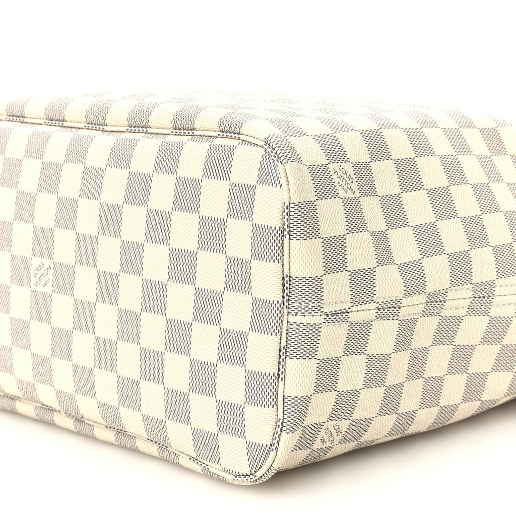 Damier Azur Neo Neverfull MM Rose Ballerine