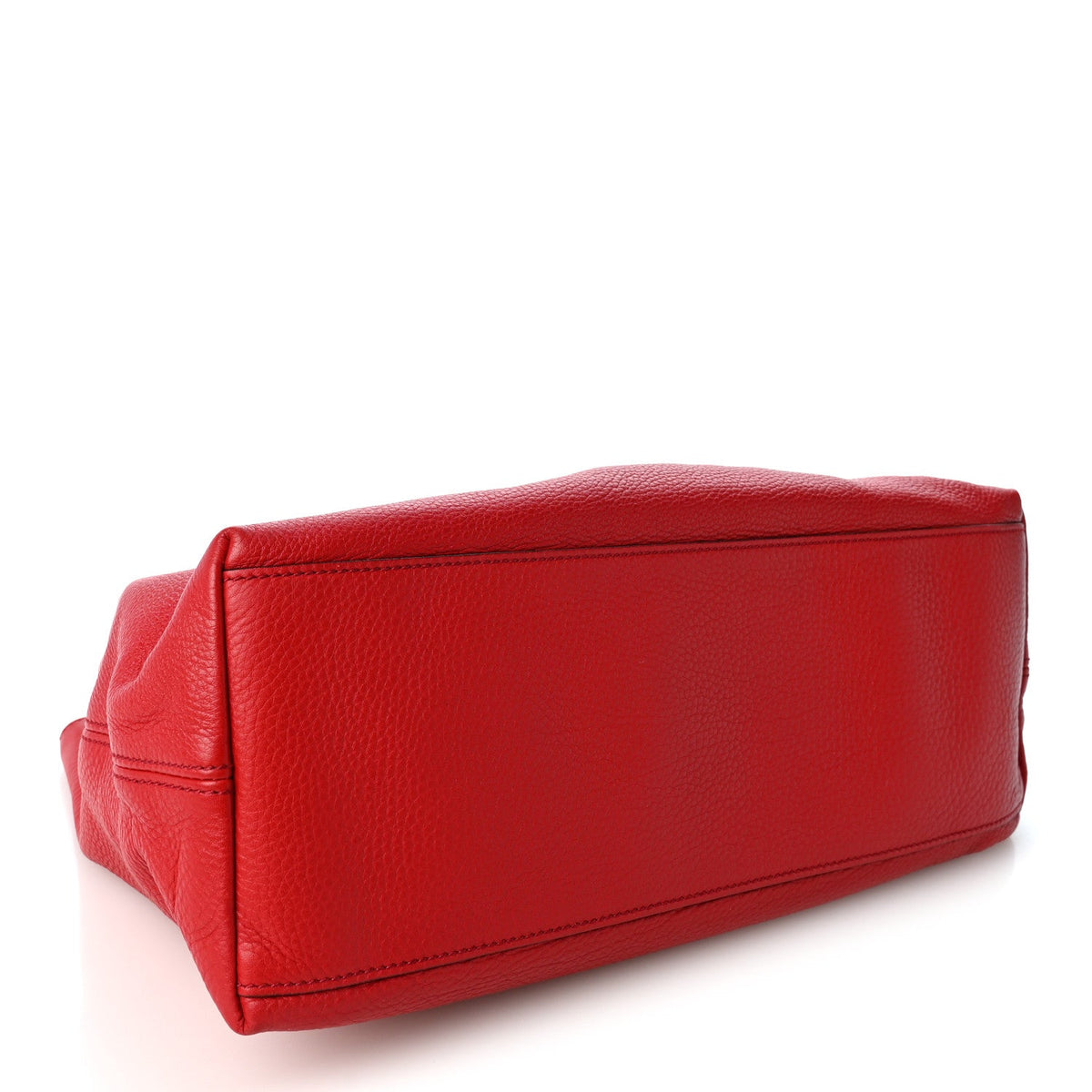 Cellarius Calfskin Medium Soho Chain Shoulder Bag Vibrant Red