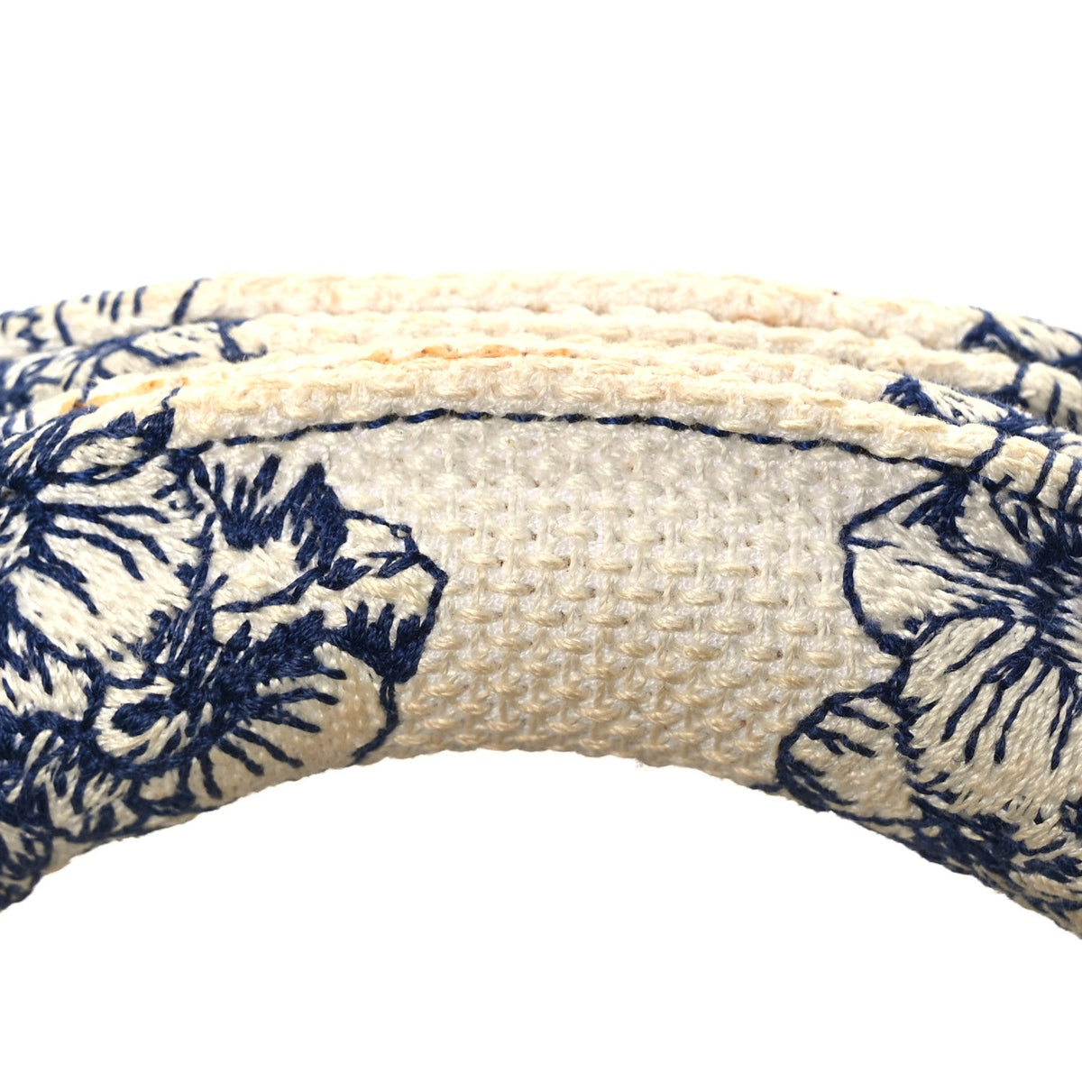 Canvas Reverse Embroidered Rêve d'Infini Medium Lady D-Lite Blue Multicolor