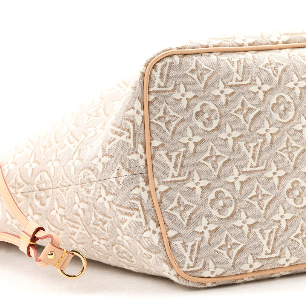 Jacquard Monogram Embleme Neverfull MM Peuplier