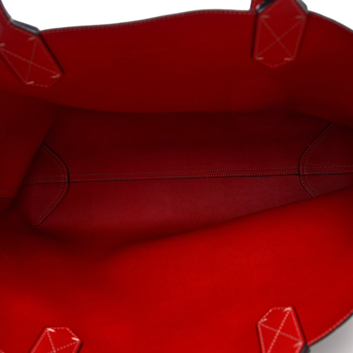 GG Supreme Monogram Medium Reversible Tote Beige Red