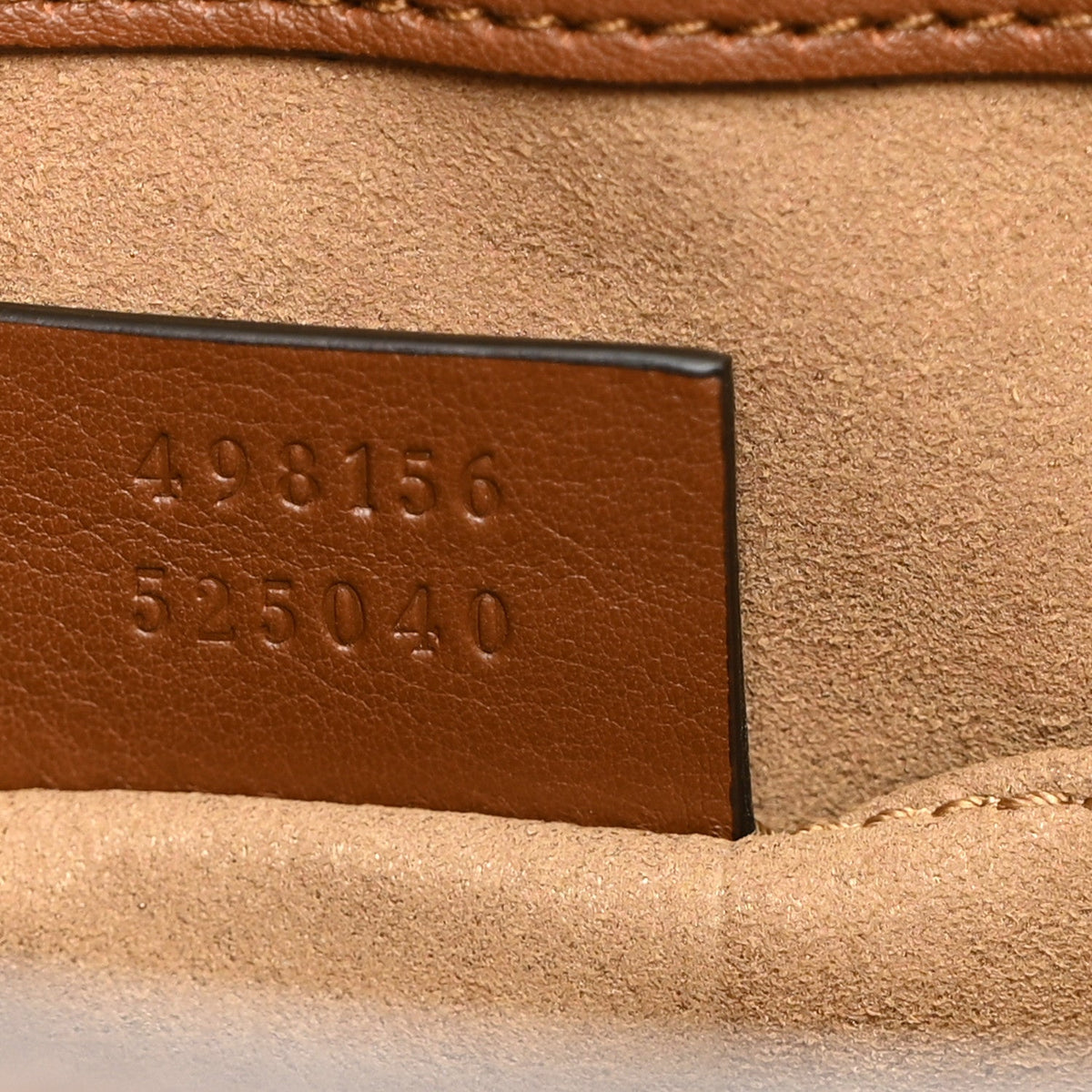 GG Supreme Monogram Calfskin Small Padlock Tote Beige Ebony Tuscany