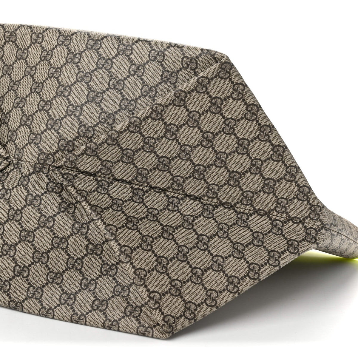 GG Supreme Monogram Medium Totissima Shopping Tote Ebony Beige Yellow
