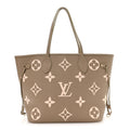 Empreinte Monogram Giant Neverfull MM Khaki Cream