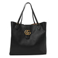 New Sakai Calfskin Lux Medium Dahlia Tote Black