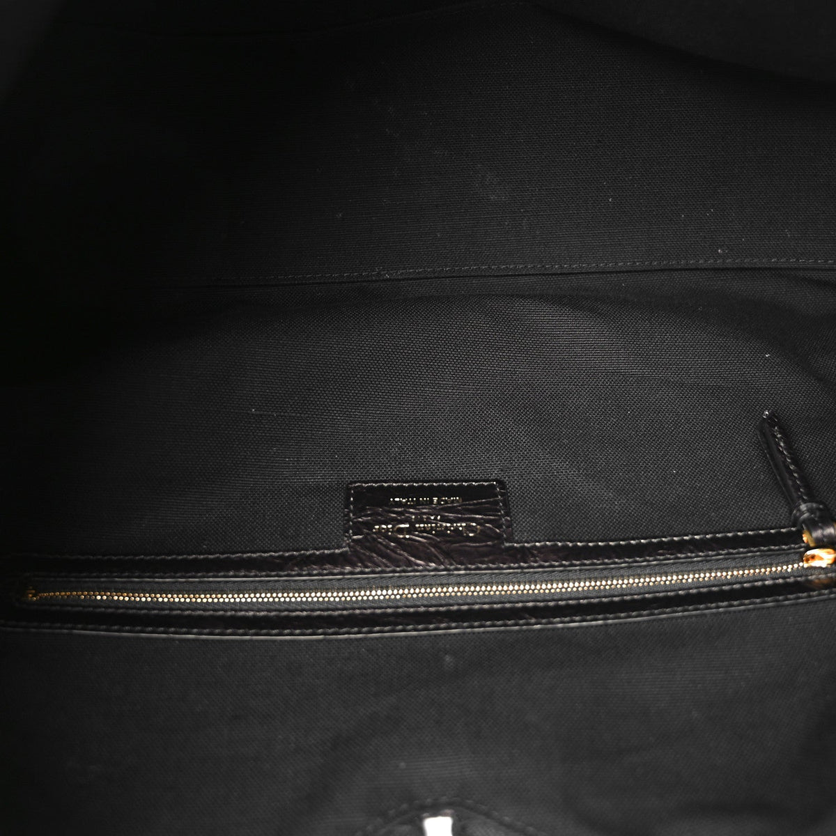 Crinkled Calfskin Macrocannage Large Voyage Bag Black