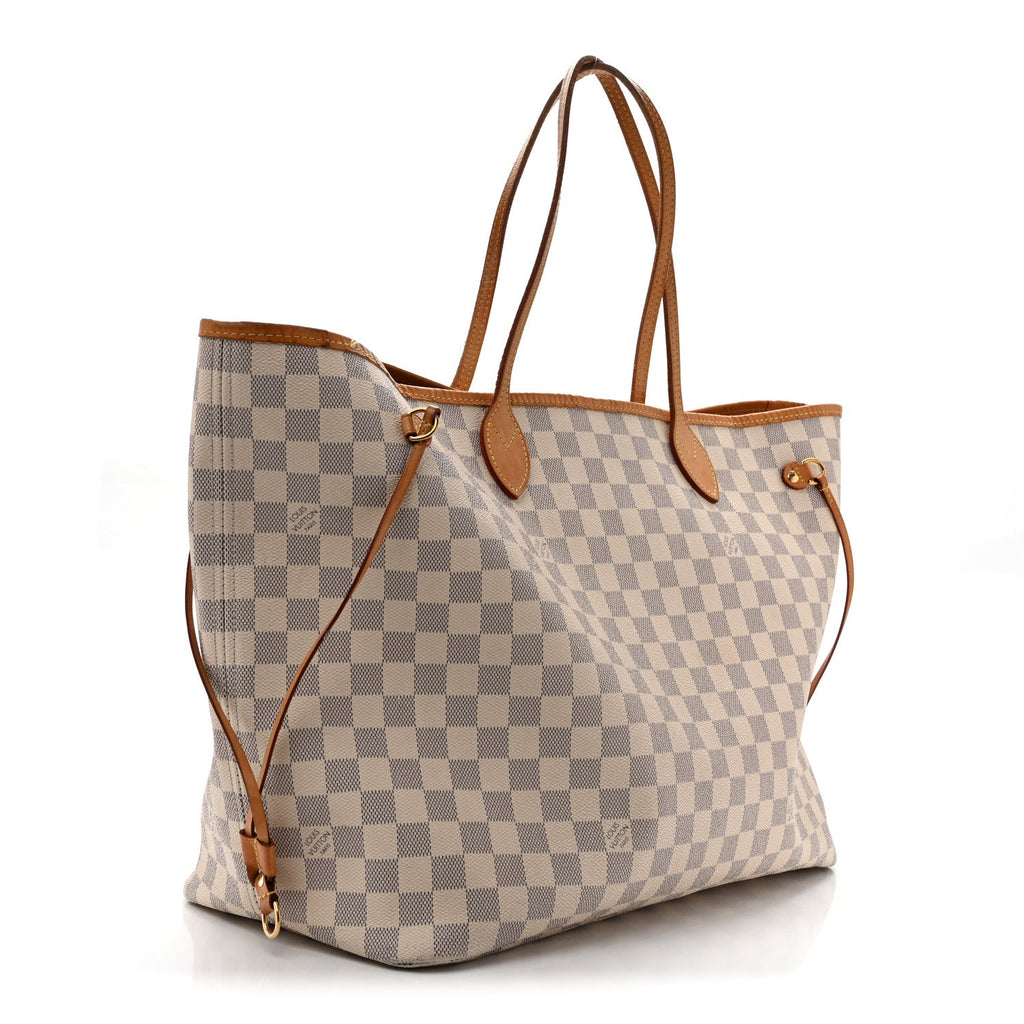 Damier Azur Neo Neverfull GM Rose Ballerine