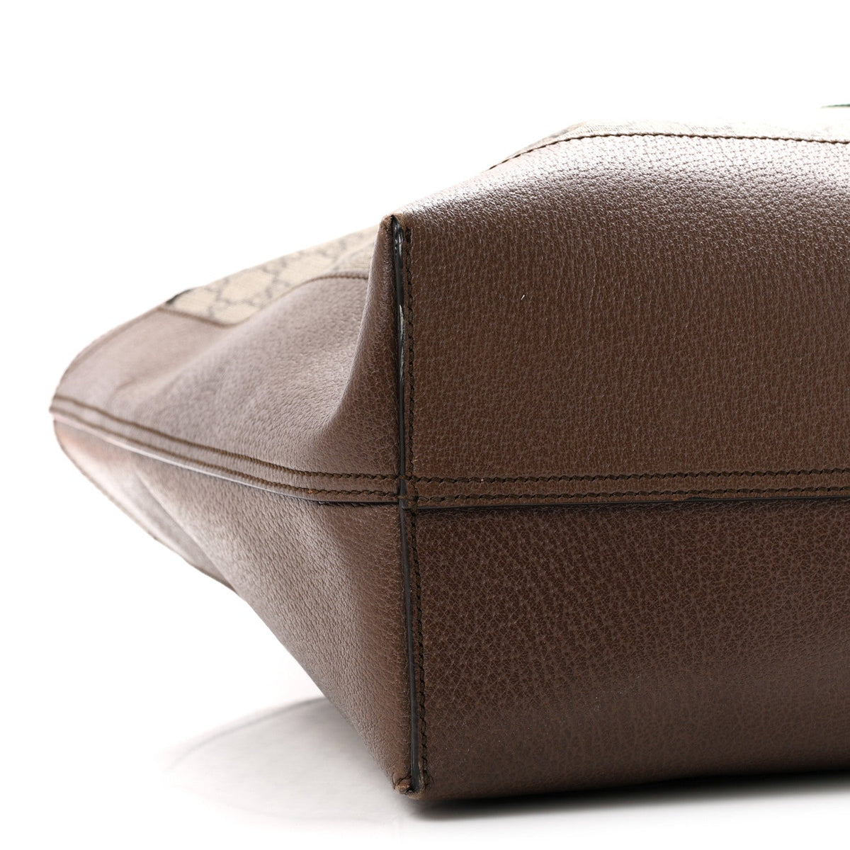 GG Supreme Monogram Web Ophidia Tote Brown