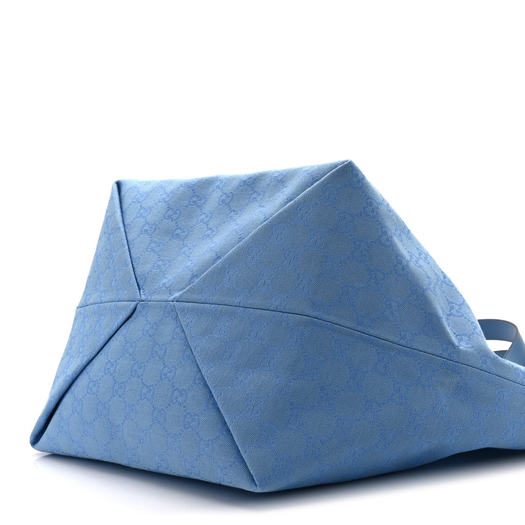 GG Monogram Medium Totissima Shopping Tote Light Blue