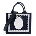 Cotton Toile De Jouy Oblique Embroidered Dior Medaillon Small Book Tote With Strap Blue White