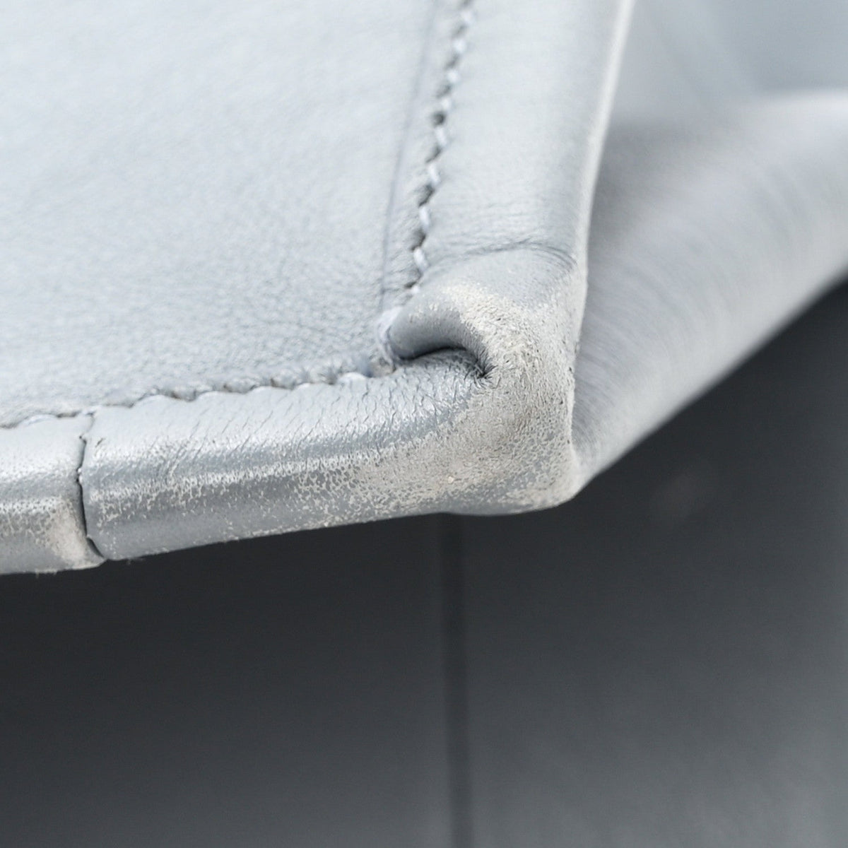 Calfskin Embossed Medium Book Tote Blue