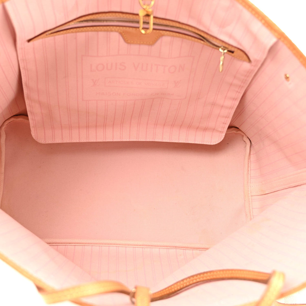 Damier Azur Neo Neverfull GM Rose Ballerine