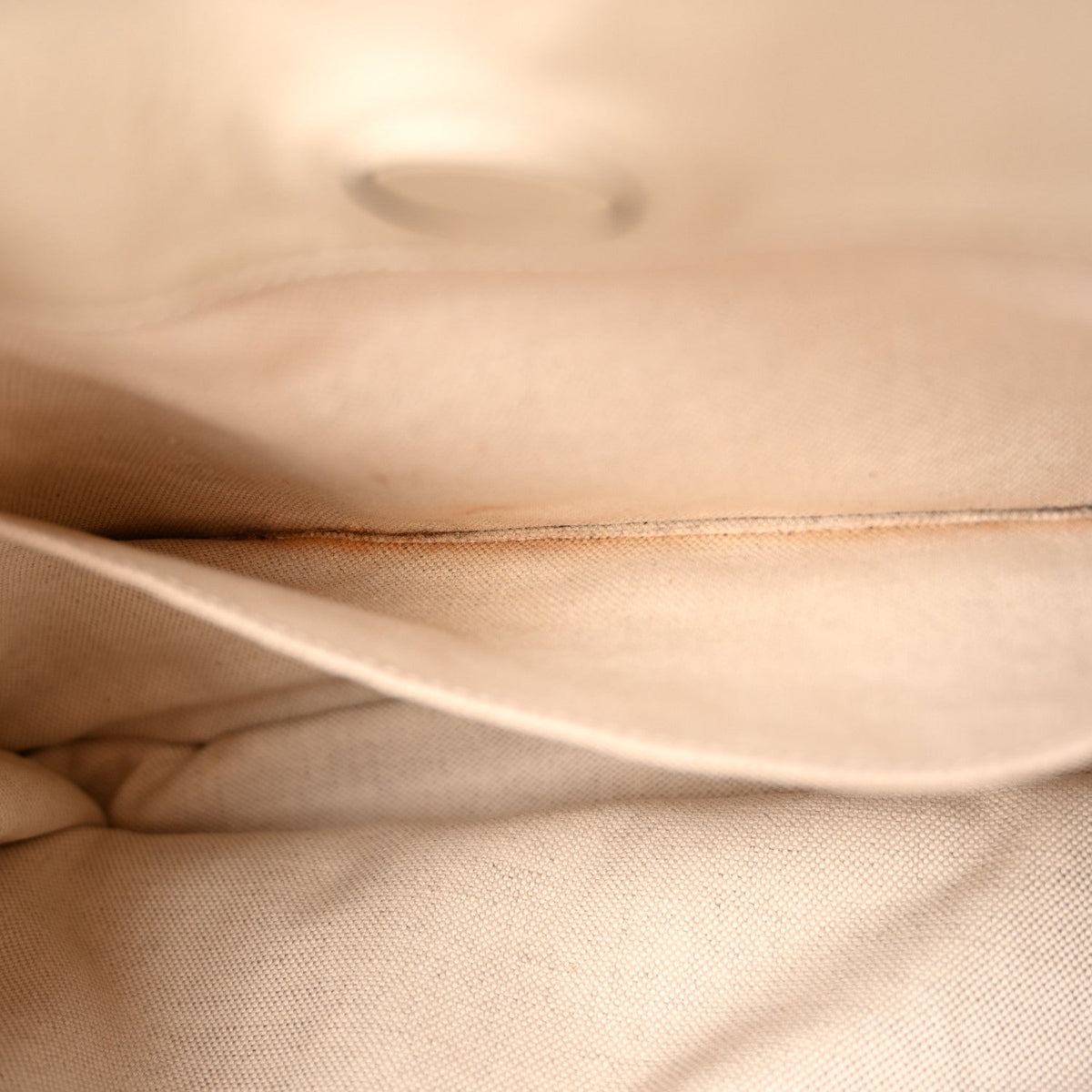 Monogram Calfskin Medium Horsebit 1955 Tote Bag Beige Mystic White
