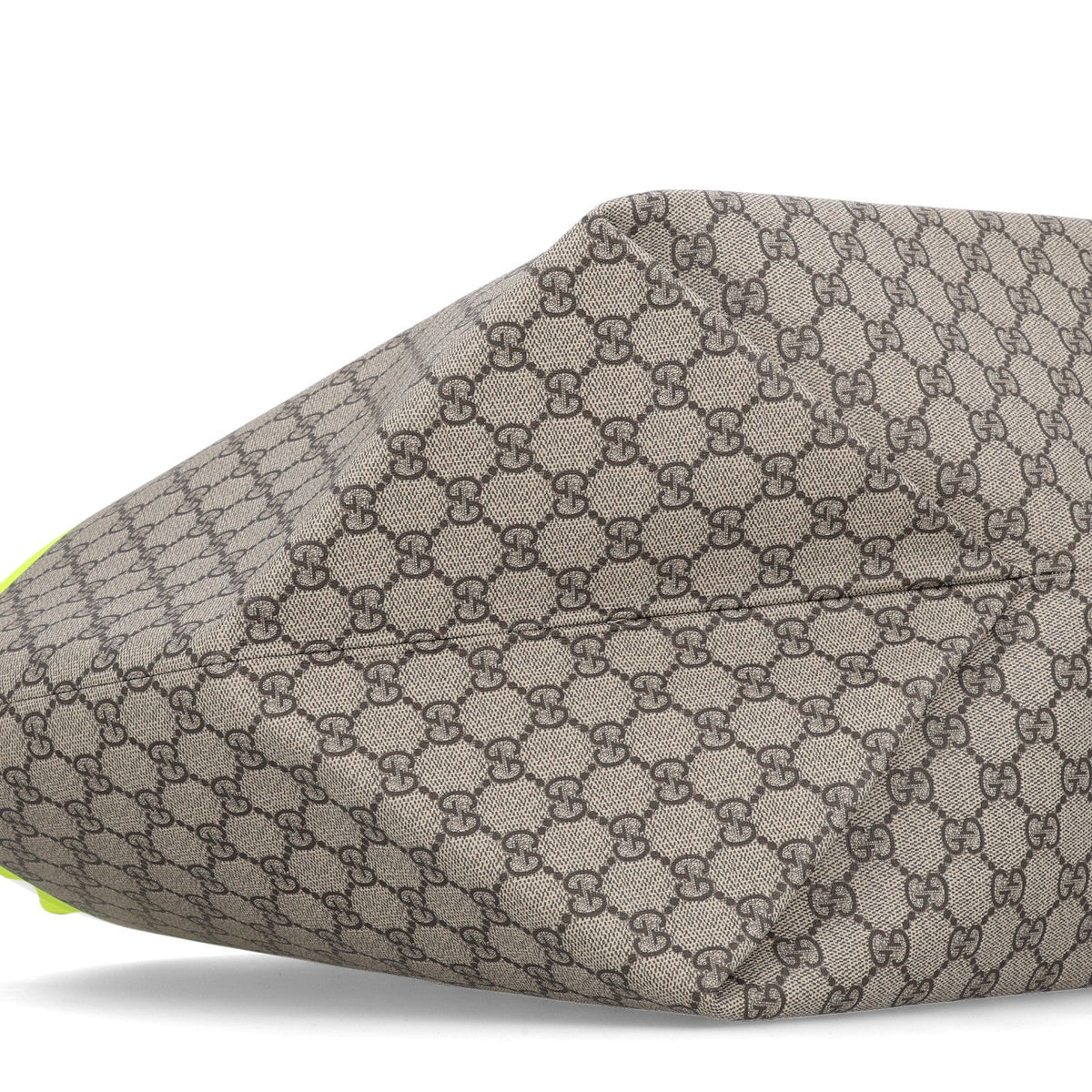 GG Supreme Monogram Totissima Shopping Tote Ebony Beige Yellow