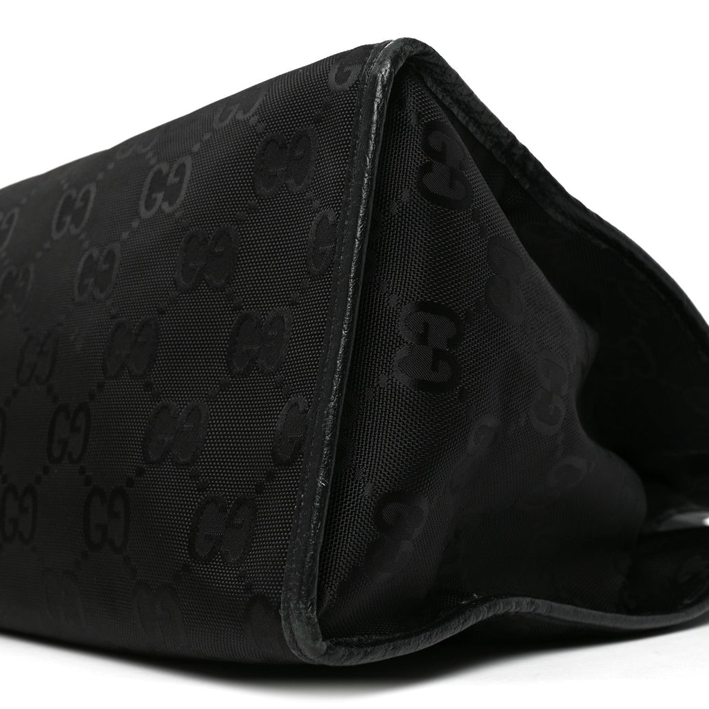 Econyl Nylon Monogram Large Off The Grid Tote Bag Black