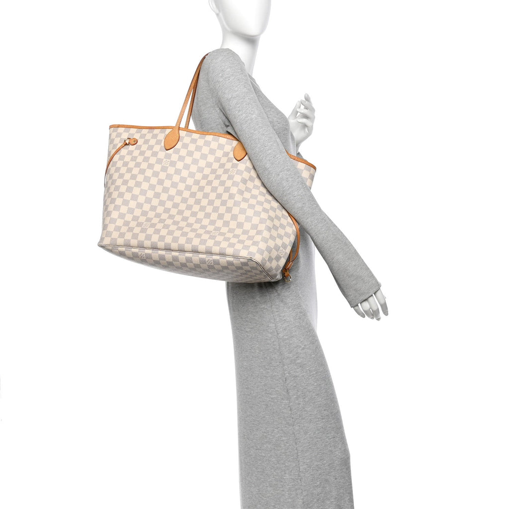 Damier Azur Neo Neverfull GM Rose Ballerine