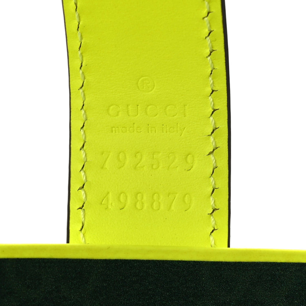GG Supreme Monogram Medium Totissima Shopping Tote Ebony Beige Yellow