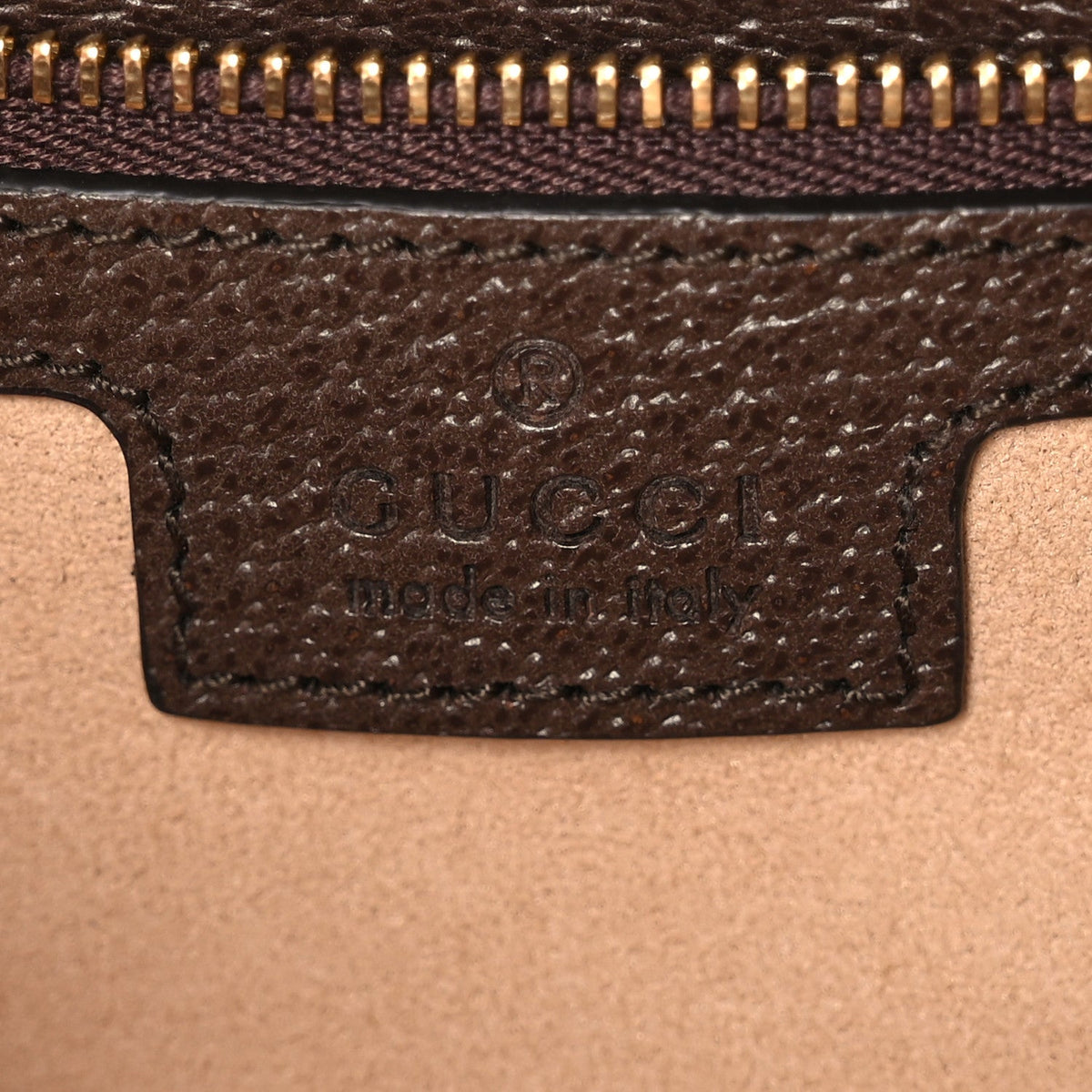 GG Supreme Monogram Medium Ophidia Shopping Tote Brown