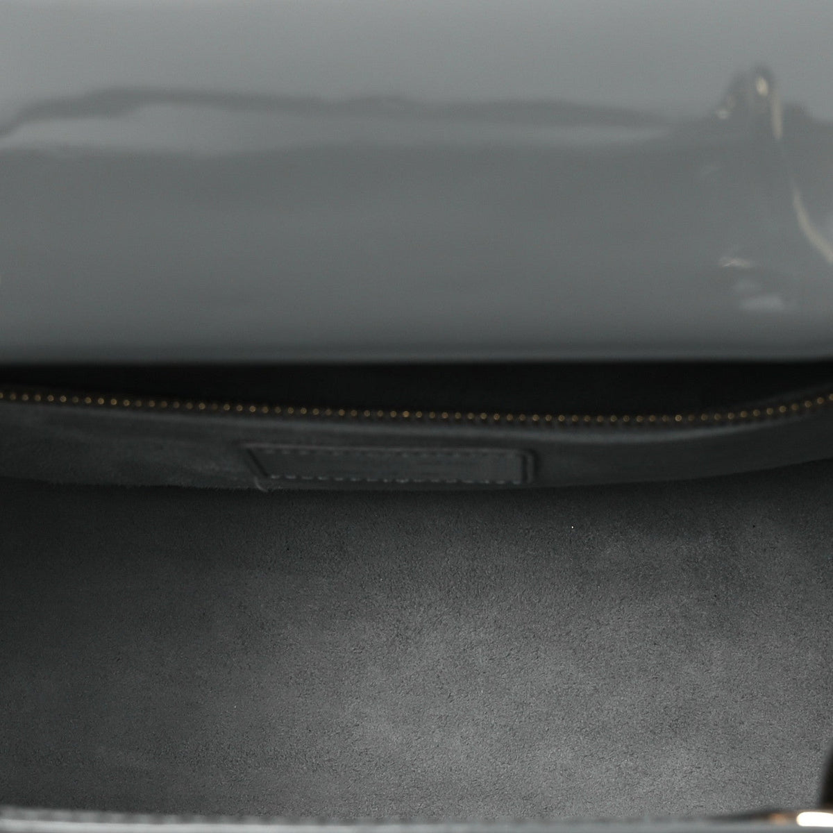 Patent Cannage Medium Lady Dior Grey
