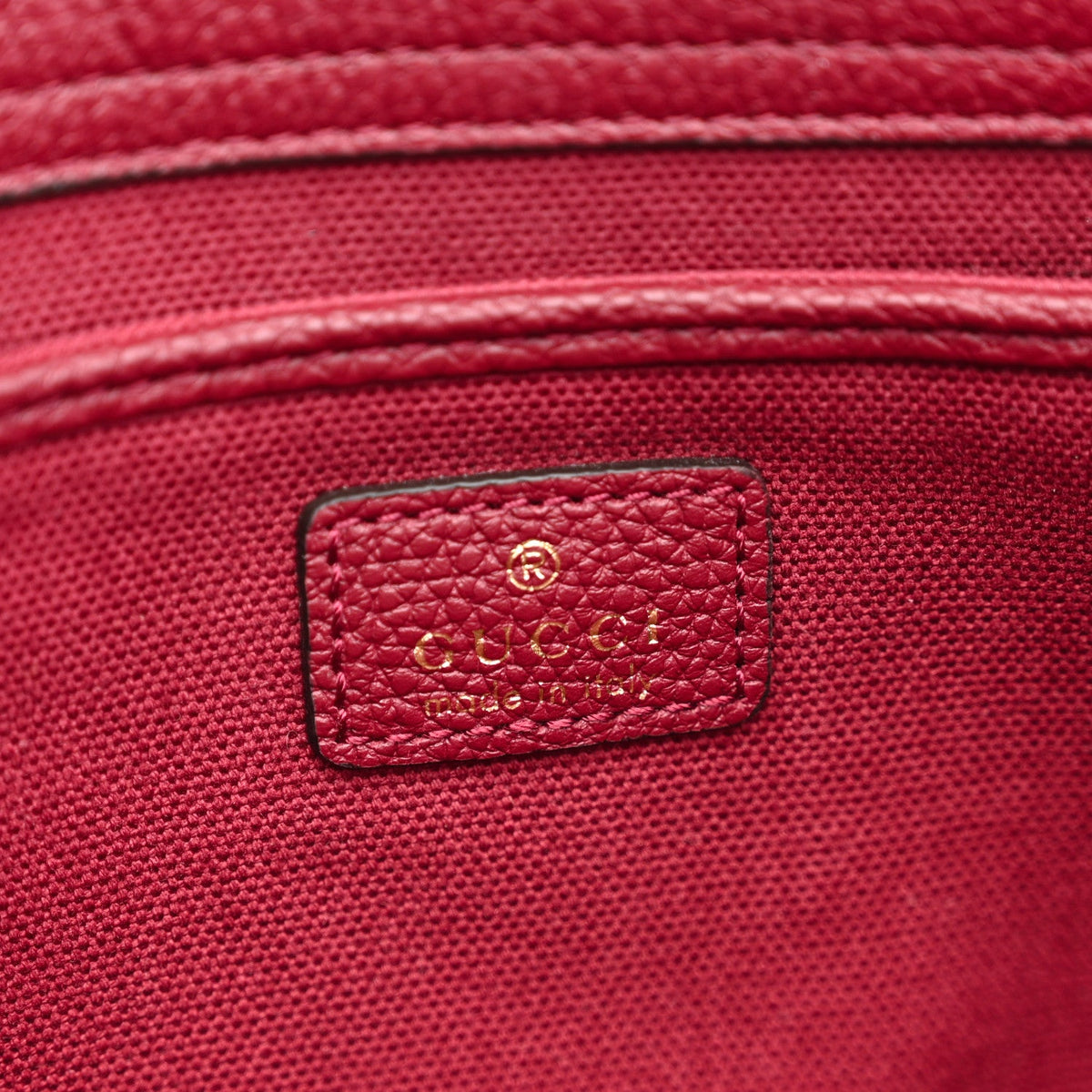 Pebbled Calfskin Small Jackie Tote Ancora Red