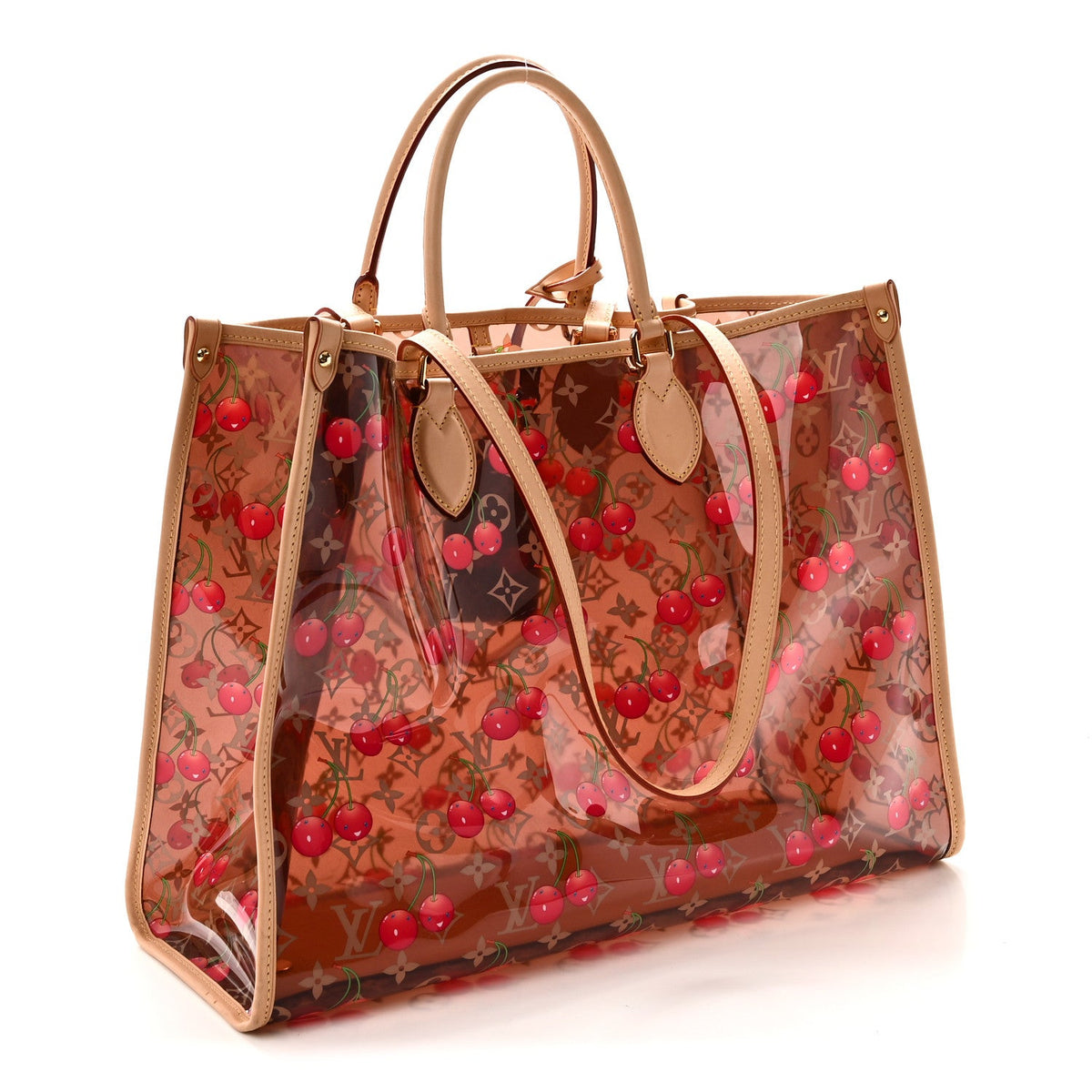 LV X TM Crystal Monogram Cerises Onthego GM