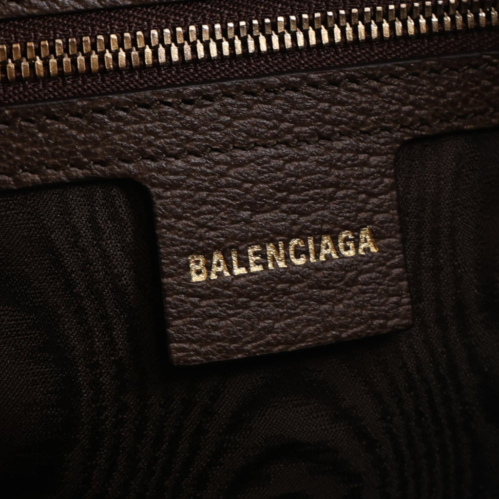 X BALENCIAGA BB Supreme Monogram Web Medium Ophidia Shopping Tote Beige New Acero