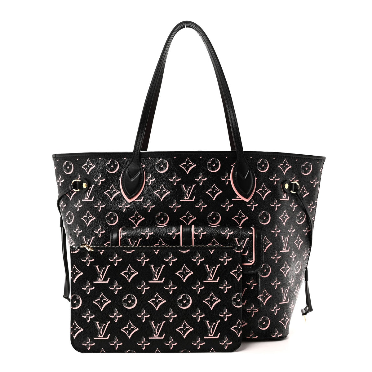 Monogram Fall For You Neverfull MM Black Black