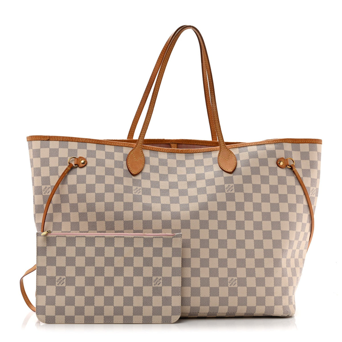 Damier Azur Neo Neverfull GM Rose Ballerine