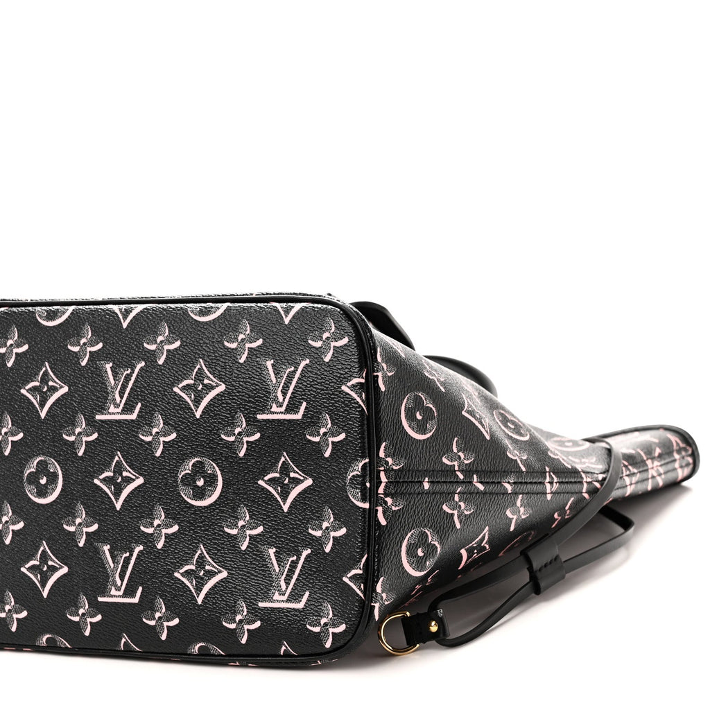 Monogram Fall For You Neverfull MM Black Black