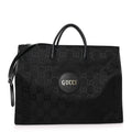 Econyl Nylon Monogram Large Off The Grid Tote Bag Black
