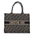 Oblique Medium Book Tote Blue Multicolor