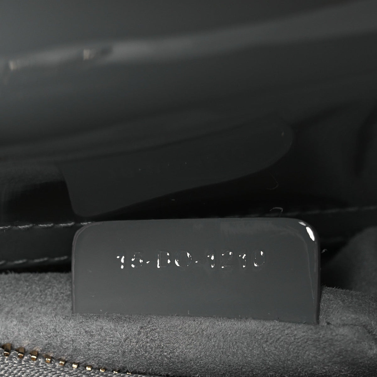 Patent Cannage Medium Lady Dior Grey