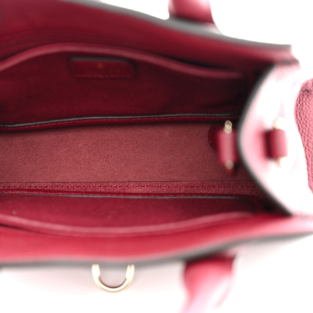Pebbled Calfskin Small Jackie Tote Ancora Red