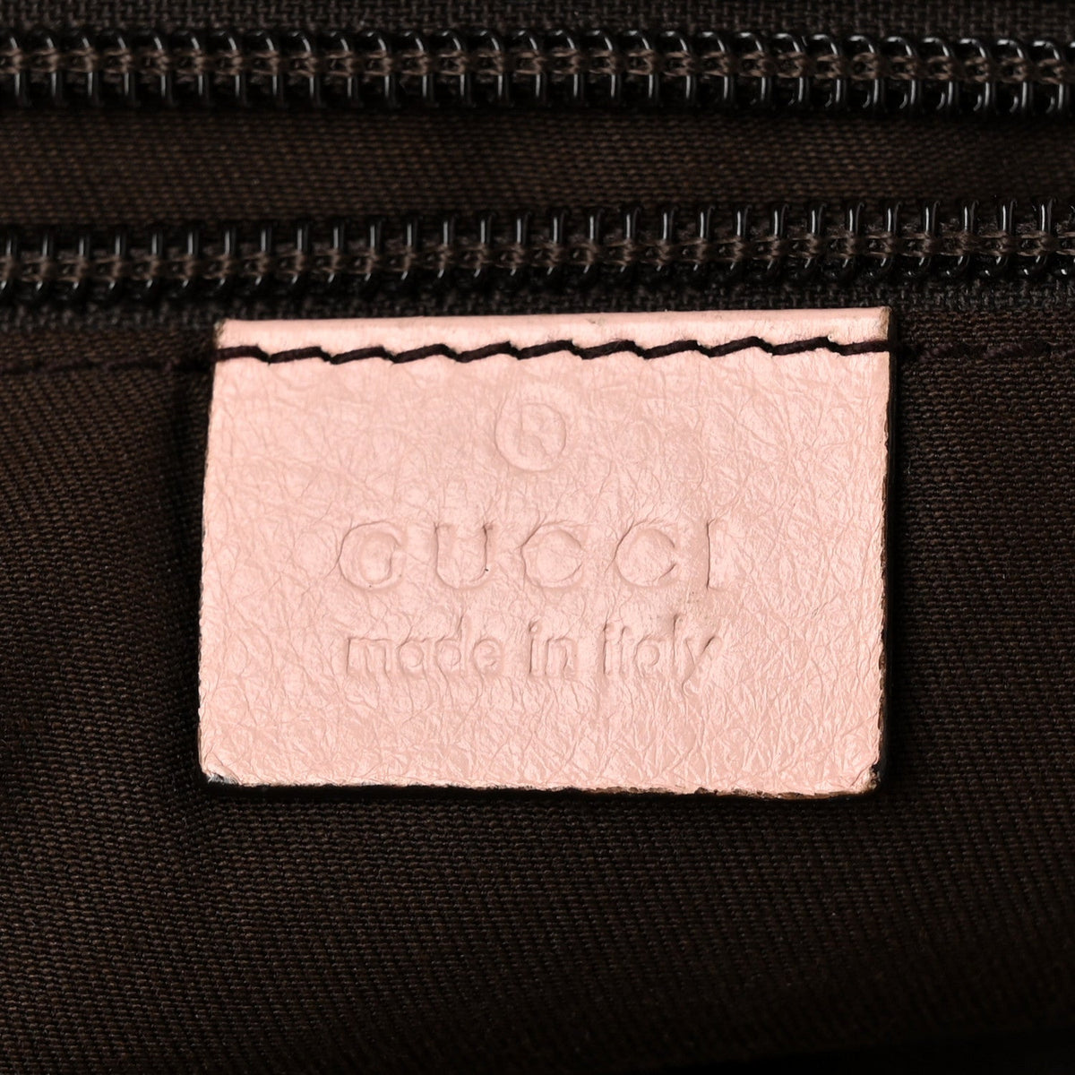 GG Monogram Medium Web Handle Bucket Tote Pink Blue