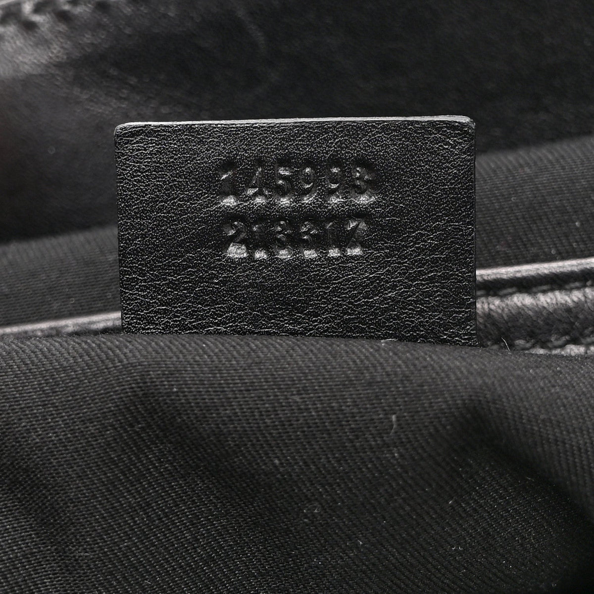 Monogram Large Punch Tote Black