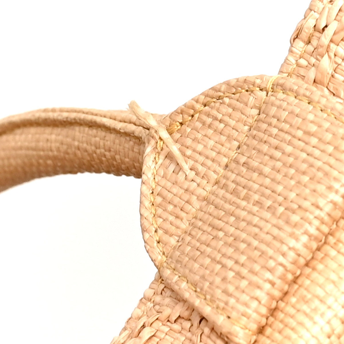 Raffia Cannage Medium Book Tote Natural