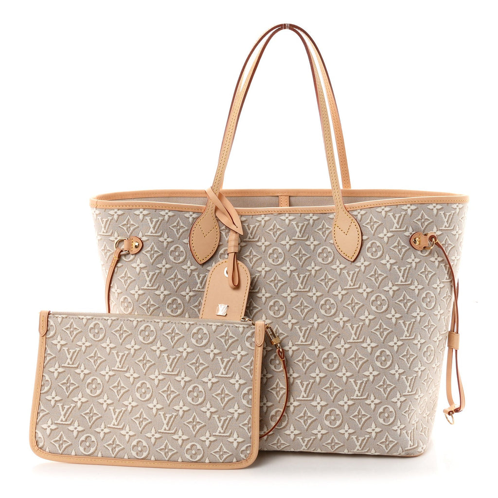 Jacquard Monogram Embleme Neverfull MM Peuplier