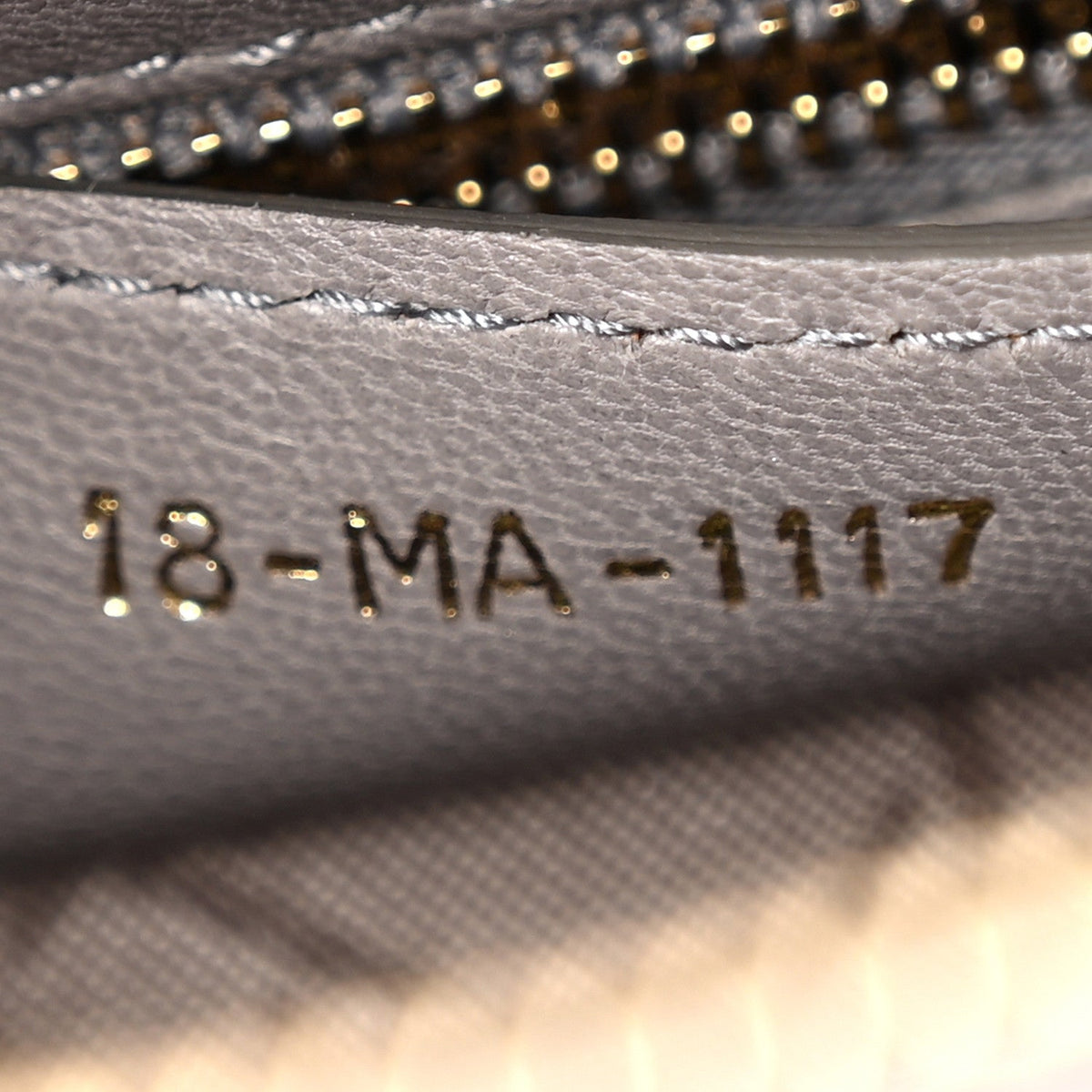 Lambskin Cannage Medium Lady Dior Grey