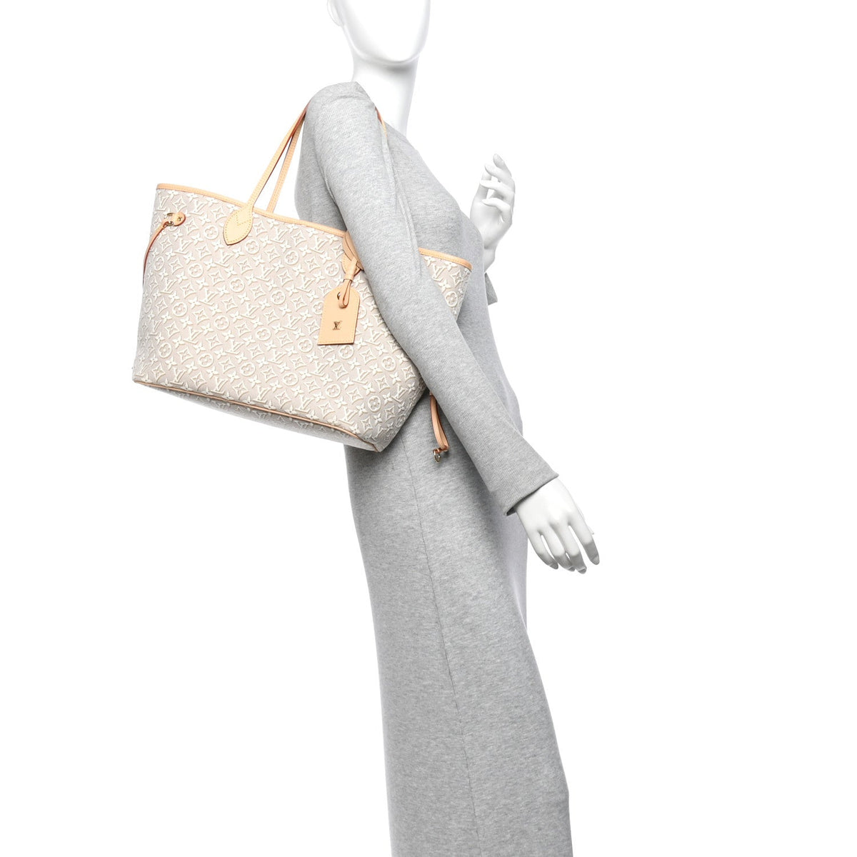Jacquard Monogram Embleme Neverfull MM Peuplier