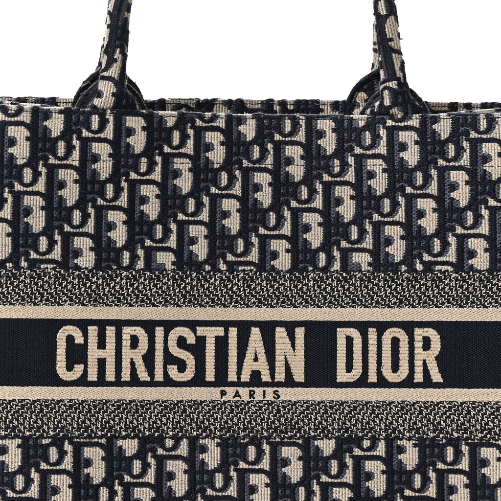 Oblique Medium Book Tote Blue Multicolor