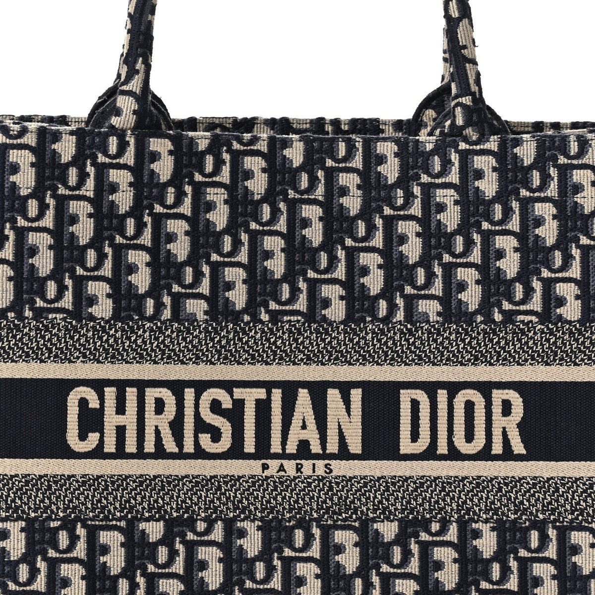 Oblique Medium Book Tote Blue Multicolor