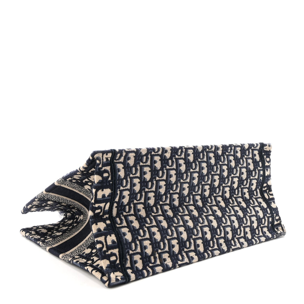 Oblique Medium Book Tote Blue Multicolor