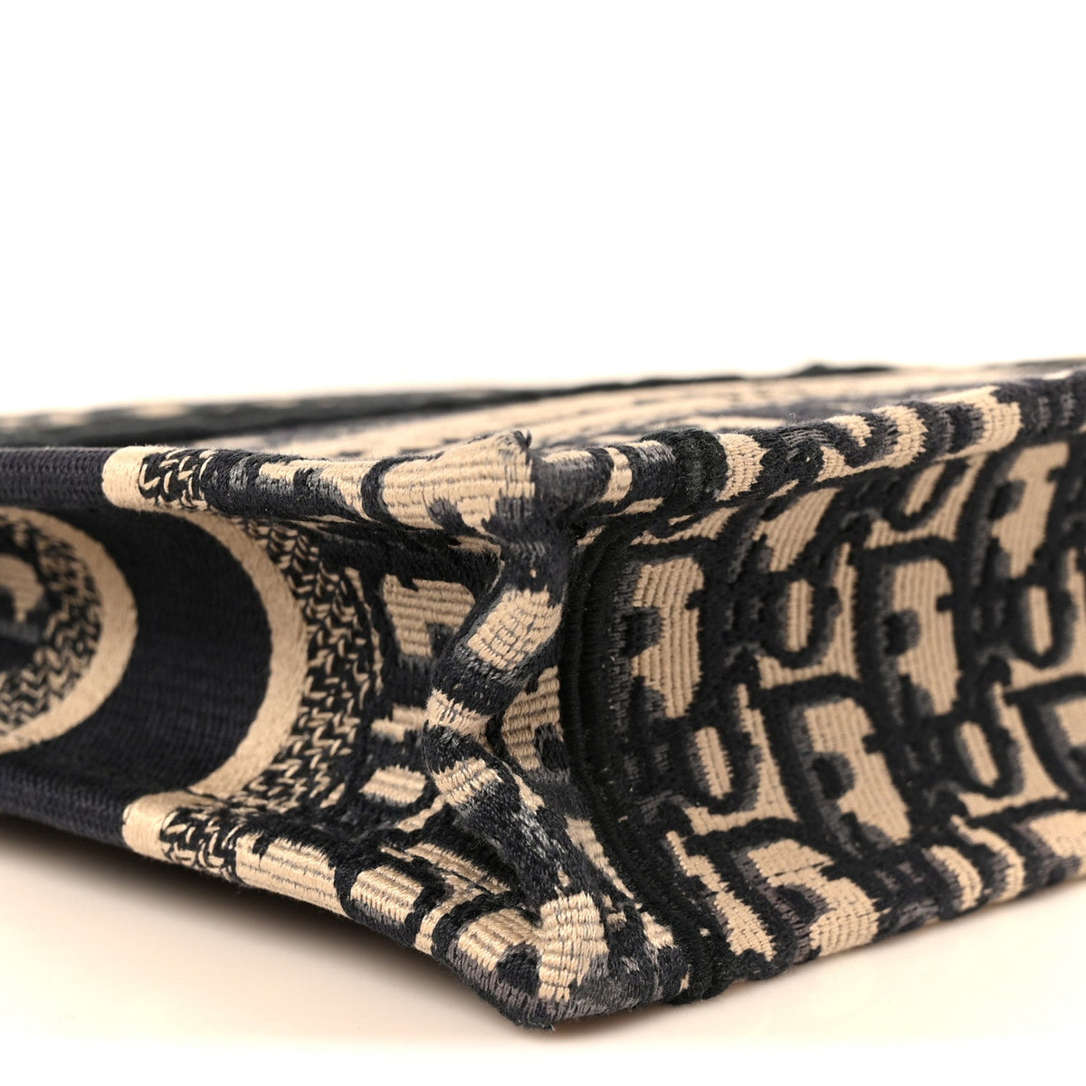 Oblique Mini Book Tote Blue Multicolor