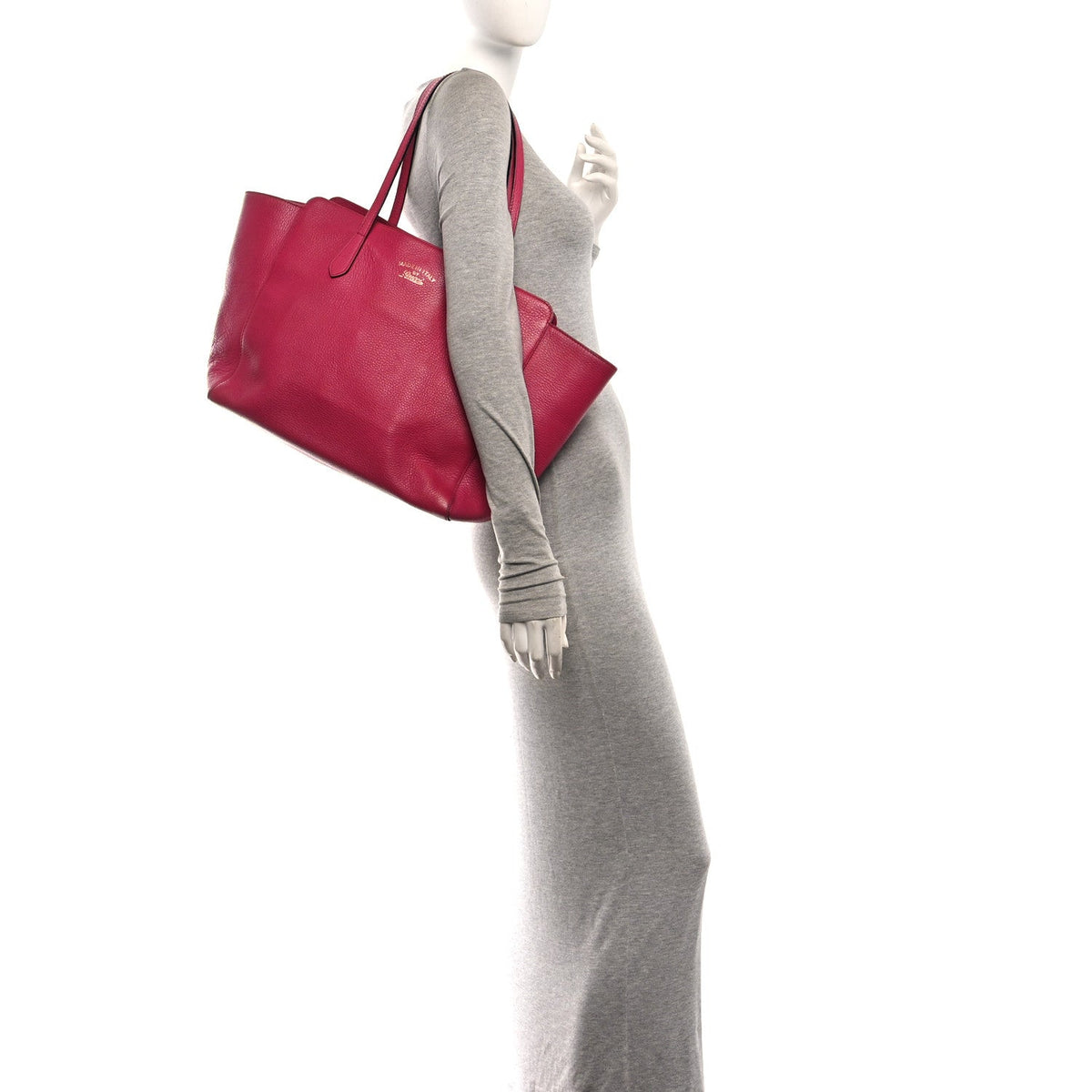 Dollar Calfskin Medium Swing Tote Blossom