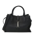 Soft Calfskin Small Jackie Top Handle Bag Black